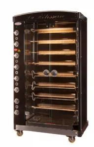 Rôtissoire professionnelle à gaz 8 broches DOREGRILL MAG 8-G 8 Petite longueur